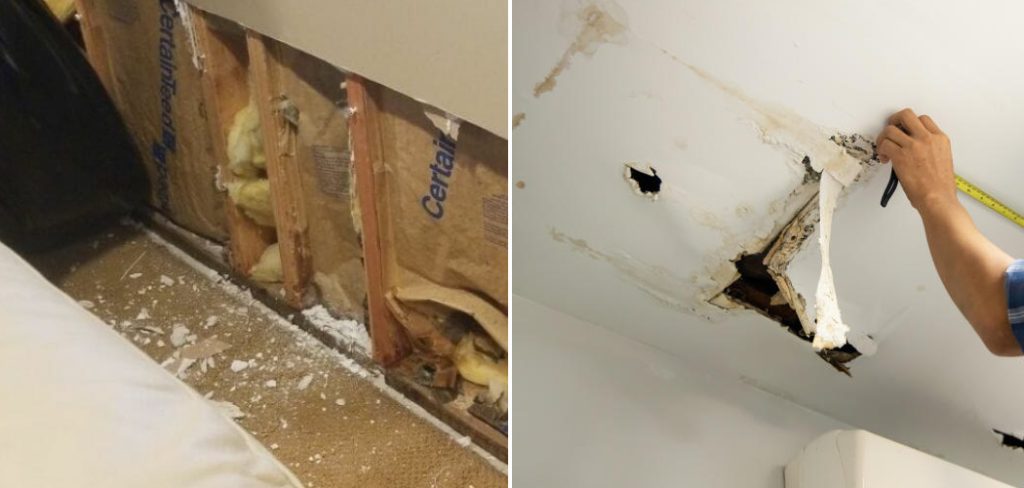 How to Remove Water Damaged Drywall