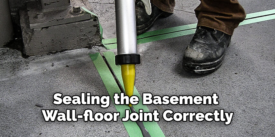 Sealing the Basement Wall-floor Joint Correctly