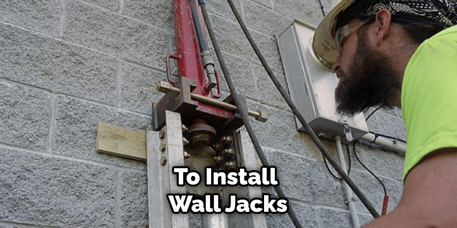 To Install Wall Jacks