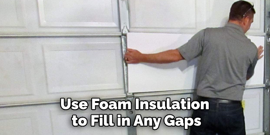 Use Foam Insulation to Fill in Any Gaps