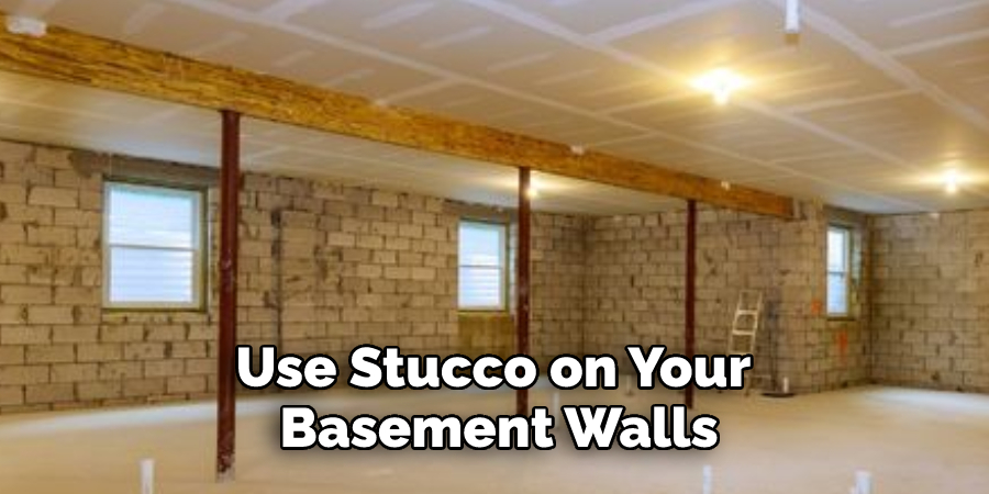 Use Stucco on Your Basement Walls