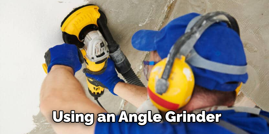  Using an Angle Grinder