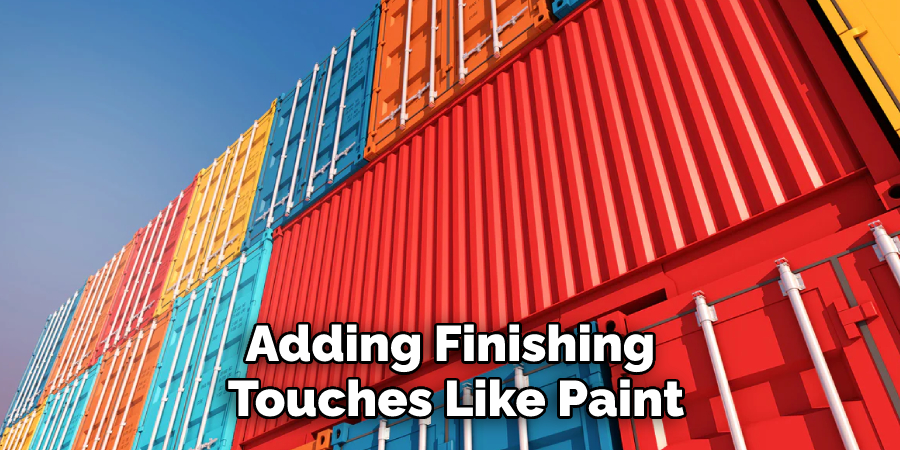 Adding Finishing Touches Like Paint