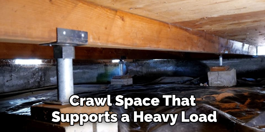 Crawl Space That Supports a Heavy Load