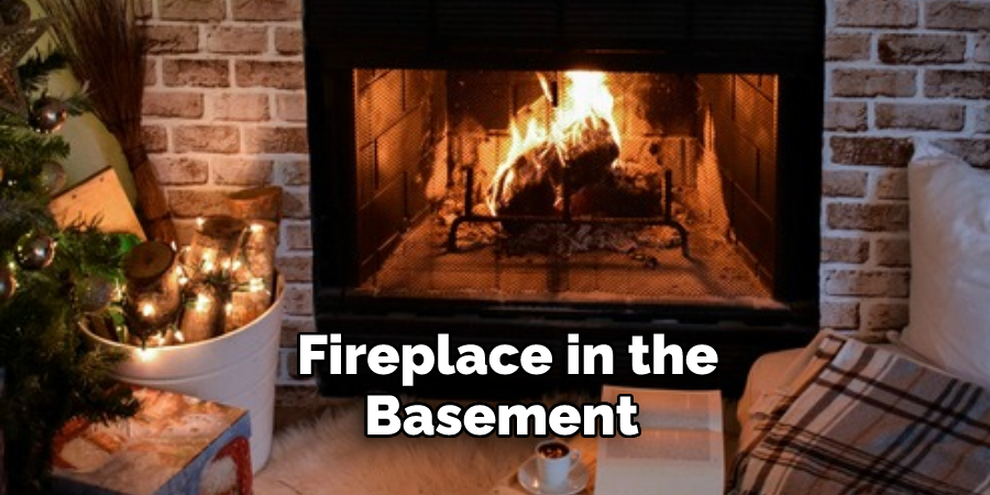   Fireplace in the Basement