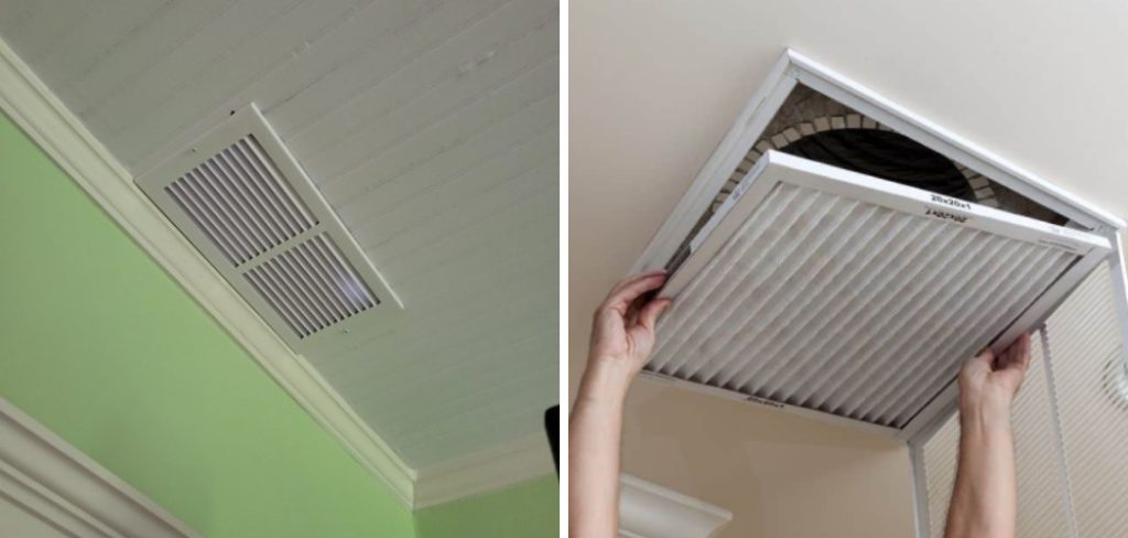 How to Install a Return Air Vent in Ceiling