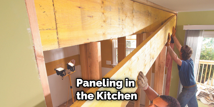 Paneling in the Kitchen