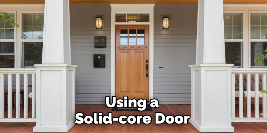 Using a Solid-core Door 