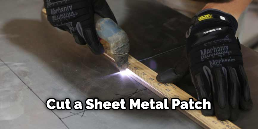 Cut a Sheet Metal Patch