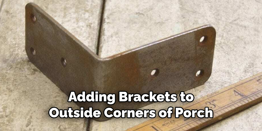 Adding Brackets to Outside Corners of Porch