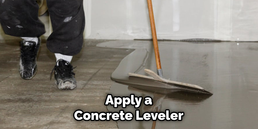 Apply a Concrete Leveler