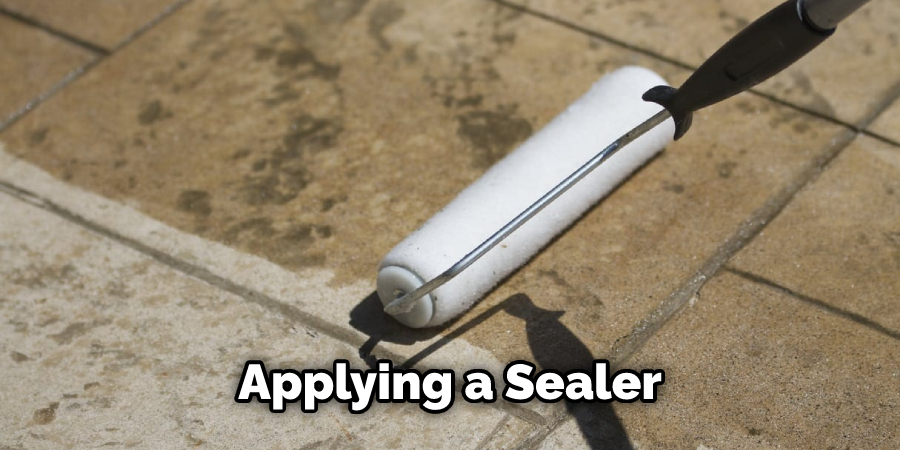 Applying a Sealer