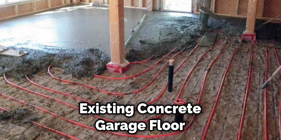 Existing Concrete Garage Floor