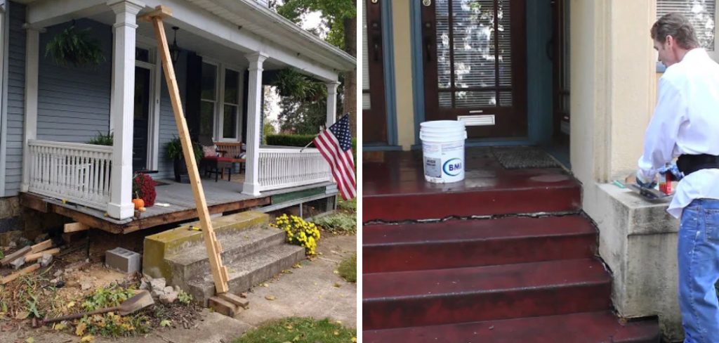 How to Fix a Sinking Porch