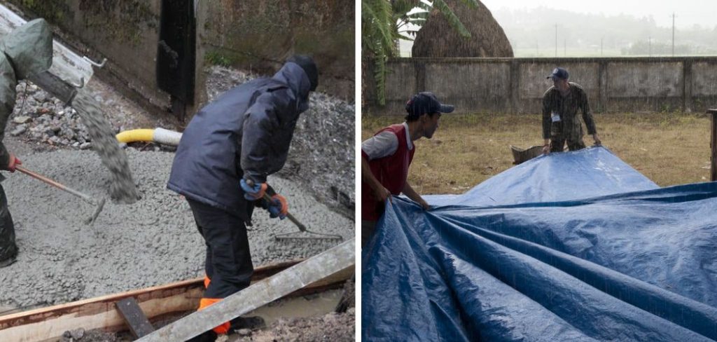 How to Protect Concrete From Rain