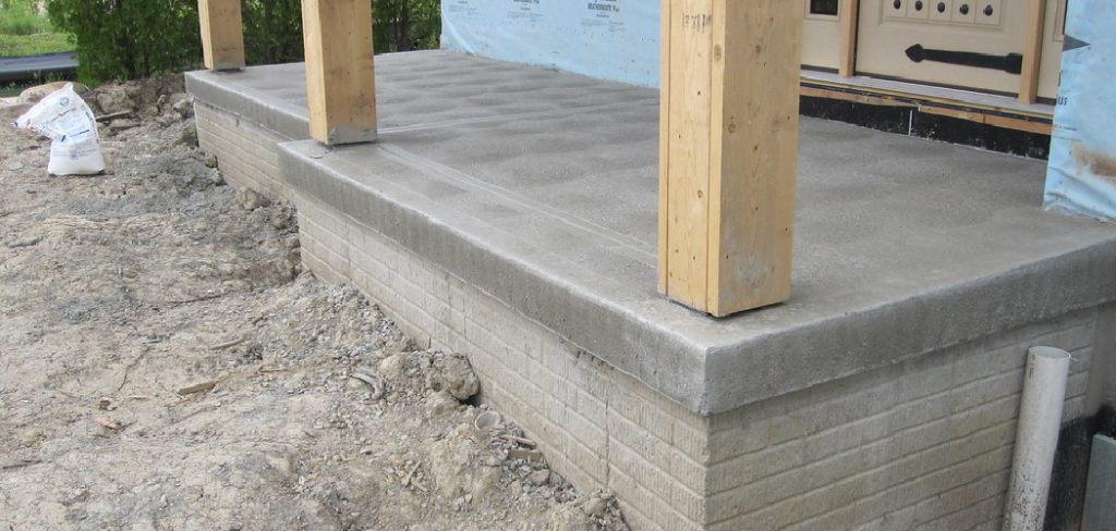 How to Repair a Concrete Porch Foundation