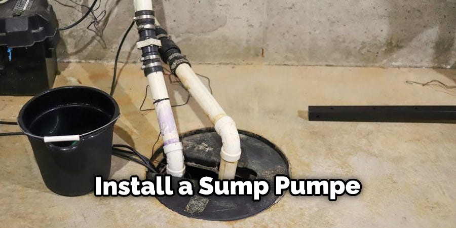 Install a Sump Pump