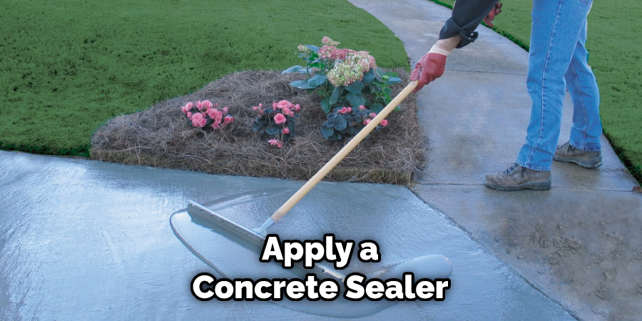 Apply a Concrete Sealer