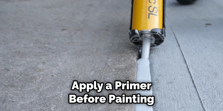 Apply a Primer Before Painting