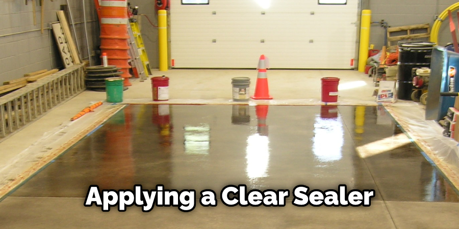 Applying a Clear Sealer