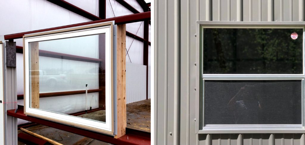 How to Install Residential Windows in a Metal Building