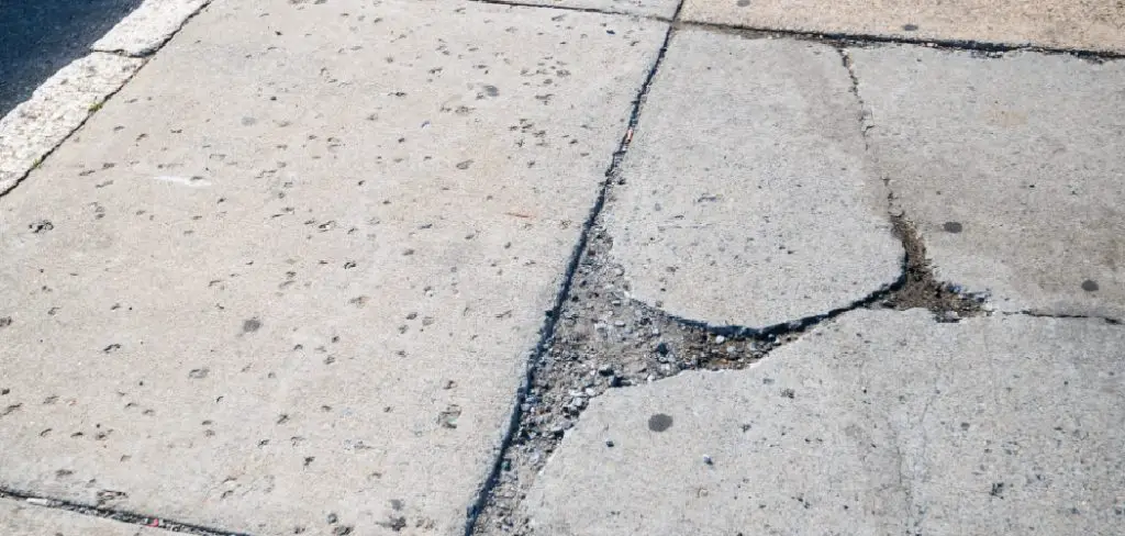 How to Repair Cracked Uneven Concrete Driveway