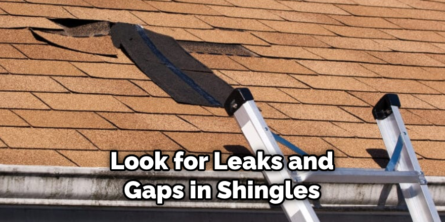 Look for Leaks and Gaps in Shingles