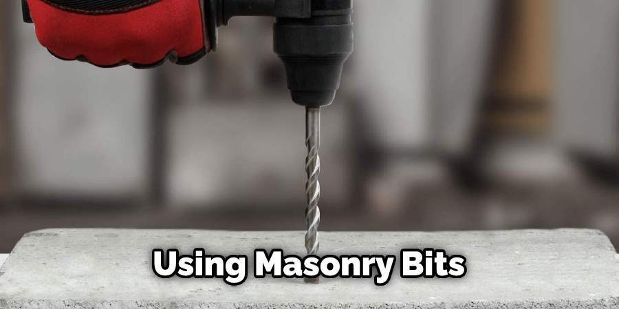 Using Masonry Bits