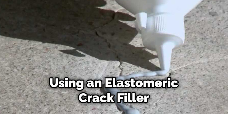 Using an Elastomeric Crack Filler