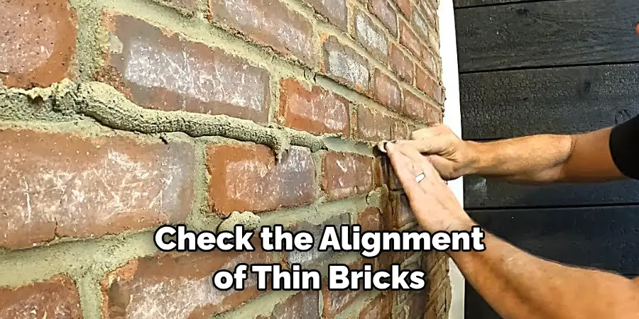 Check the Alignment of Thin Bricks