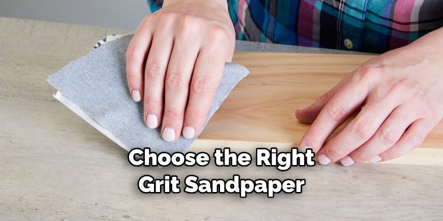 Choose the Right Grit Sandpaper
