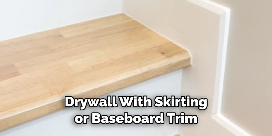 Drywall With Skirting or Baseboard Trim