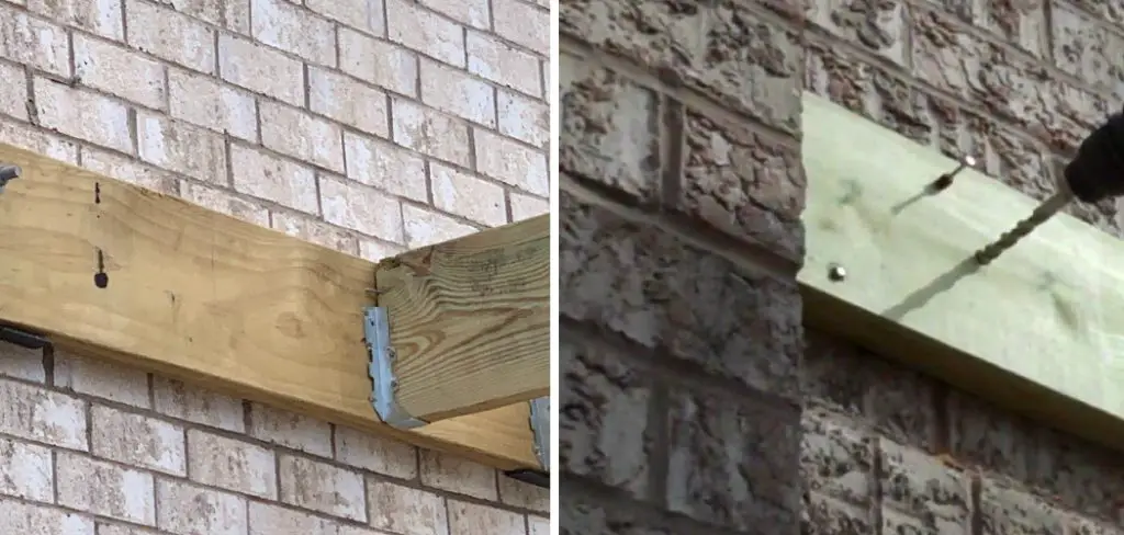 How to Attach a Ledger Board to Brick