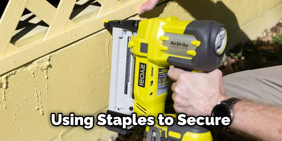 Using Staples to Secure