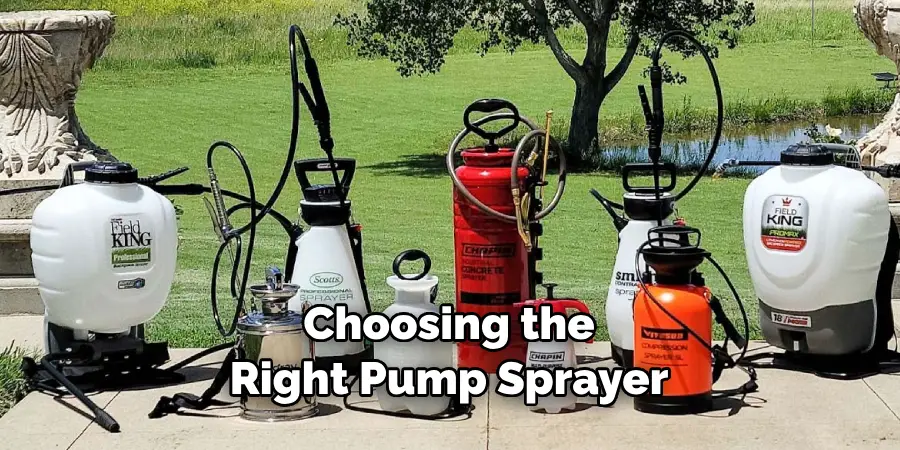 Choosing the Right Pump Sprayer