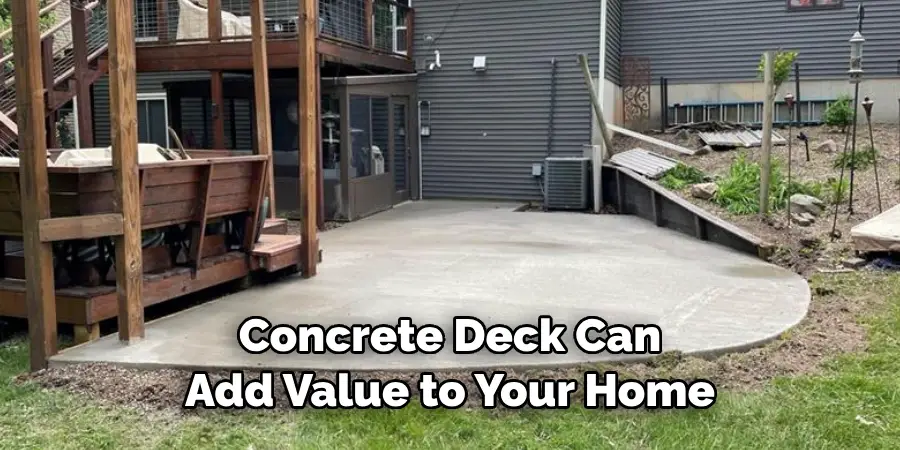 Concrete Deck Can Add Value to Your Home