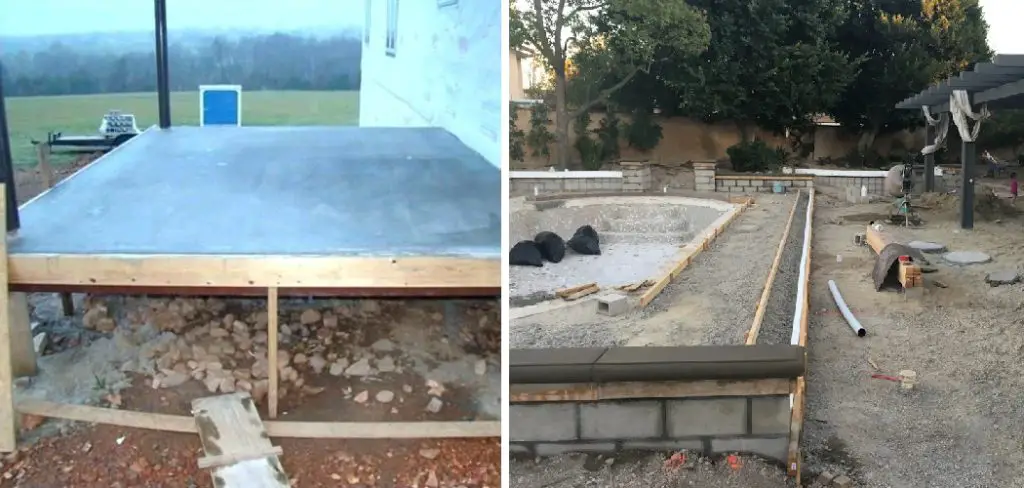 How to Build a Raised Concrete Deck