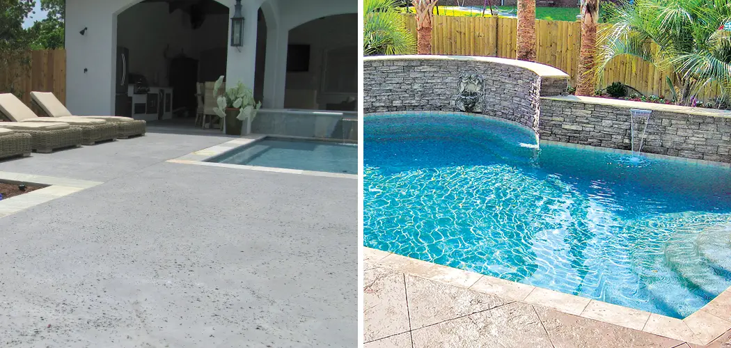 How to Texture Concrete Pool Deck