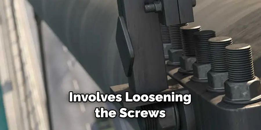 Involves Loosening the Screws