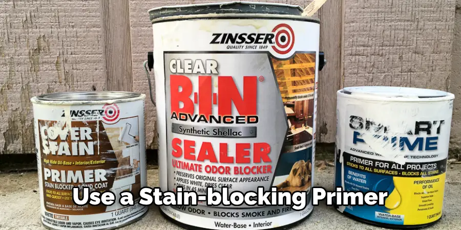 Use a Stain-blocking Primer