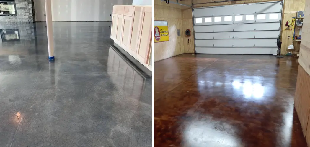 How to Stain Garage Floor