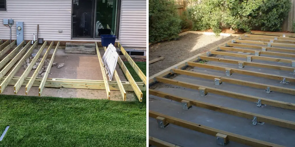 How to Build a Deck on a Concrete Slab