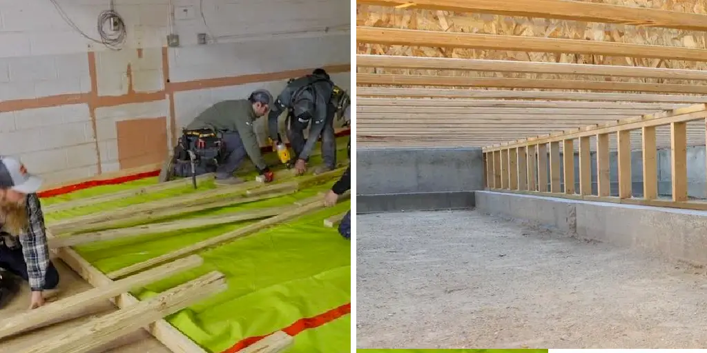 How to Build a Raised Floor over Concrete Slab