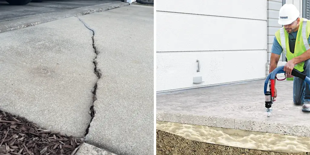 How to Fix Cracked and Sunken Concrete