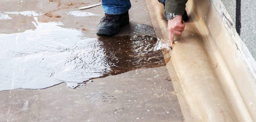 How to Fix Standing Water on Concrete Slab