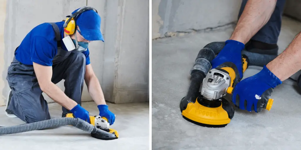 How to Grind Concrete with Angle Grinder