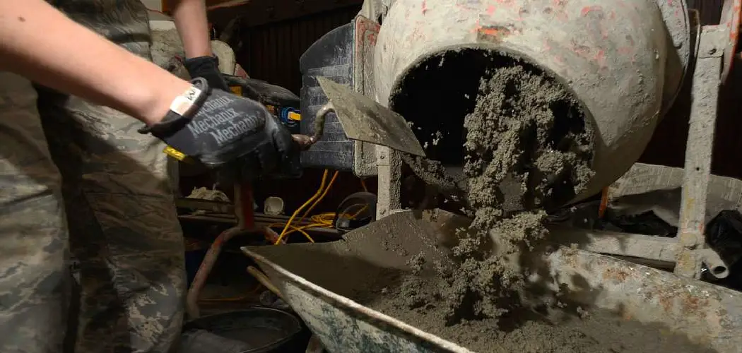 How to Mix Concrete in A Mixer