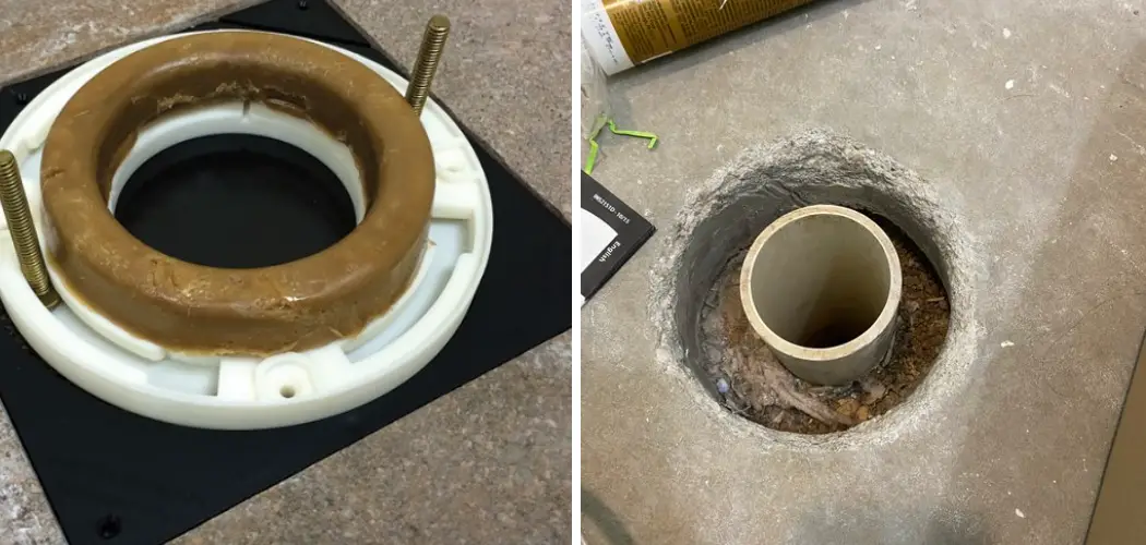 How to Set a Toilet Flange in Concrete