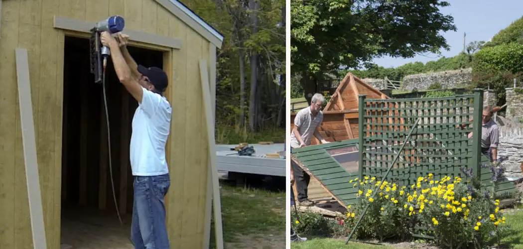 How to Disassemble a Shed for Relocation