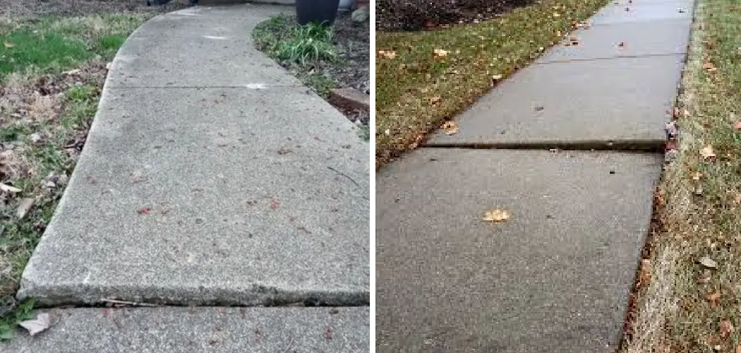 How to Lift a Concrete Sidewalk Slab